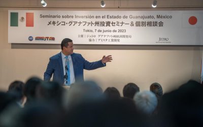 Anuncia Gobernador desde Japón, más inversión y empleo para Guanajuato
