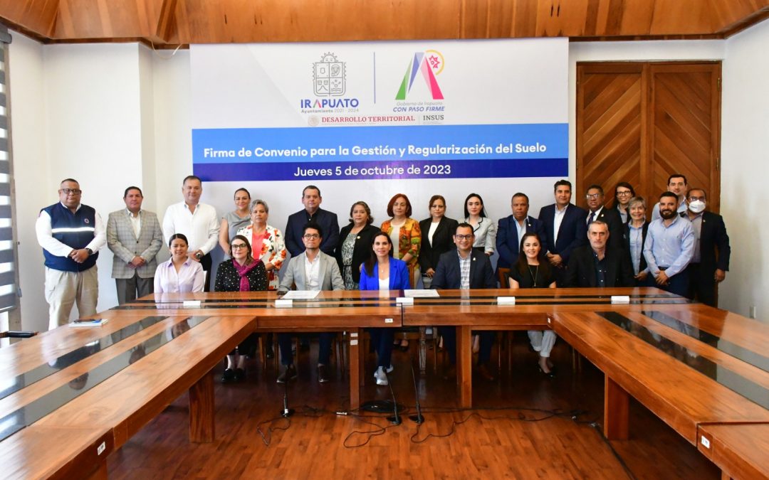 SUMAN ESFUERZOS PARA REGULARIZAR PREDIOS EN IRAPUATO.