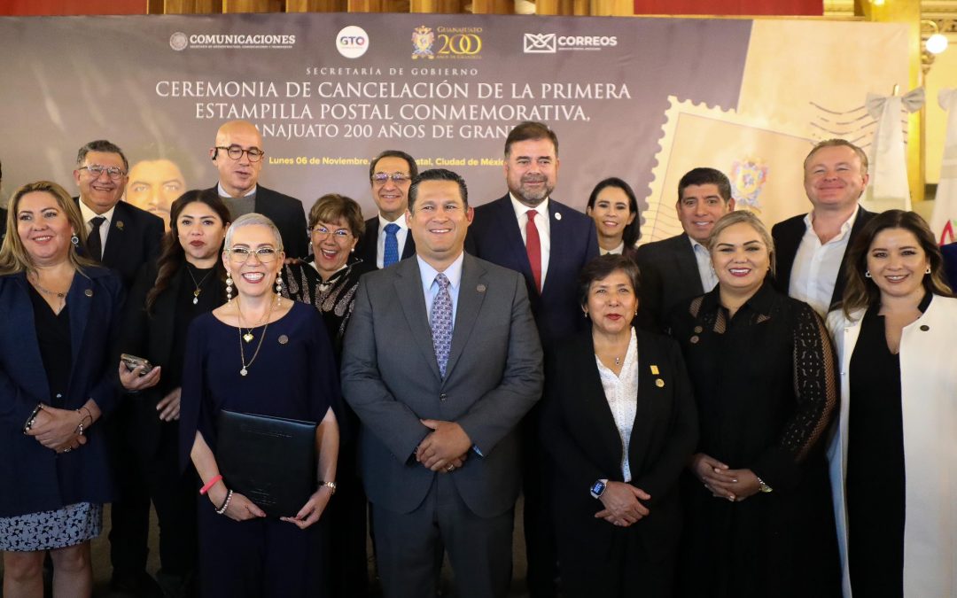 Timbran para México y el mundo la libertad y soberanía de Guanajuato