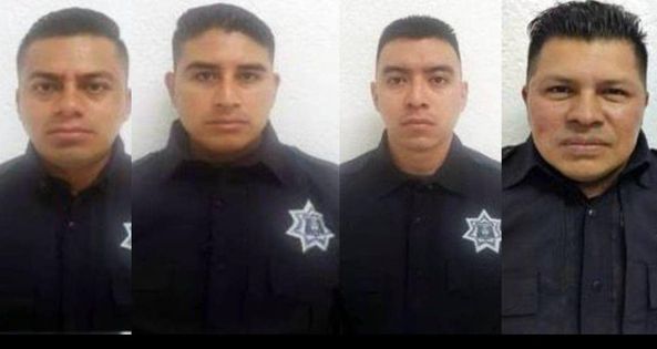 IDENTIFICAN A LOS 4 POLICÍAS MUNICIPALES ASESINADOS ANOCHE EN CELAYA