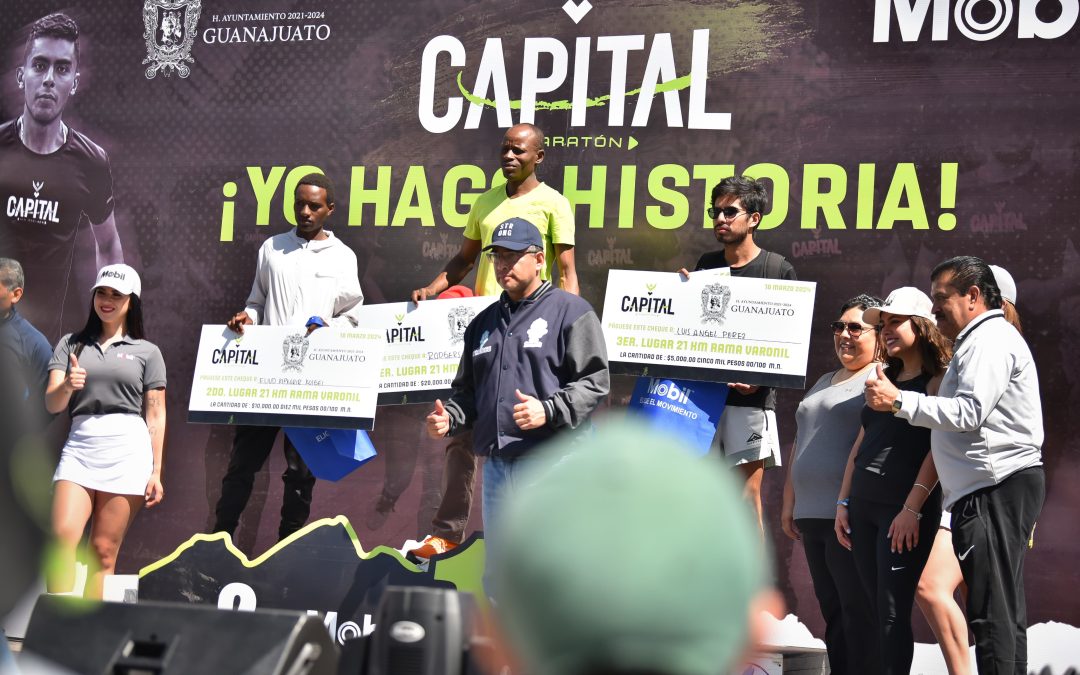 Gana guanajuatense el Maratón Capital
