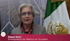 Declara Ecuador persona ‘non grata’ a la embajadora Raquel Serur