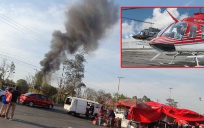 “Maniobró para no caer sobre viviendas”, AMLO rinde homenaje a piloto de helicóptero colapsado en Coyoacán
