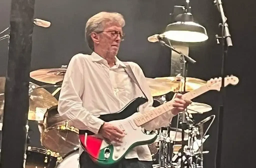 Eric Clapton se solidarizó con Palestina en su concierto en Liverpool