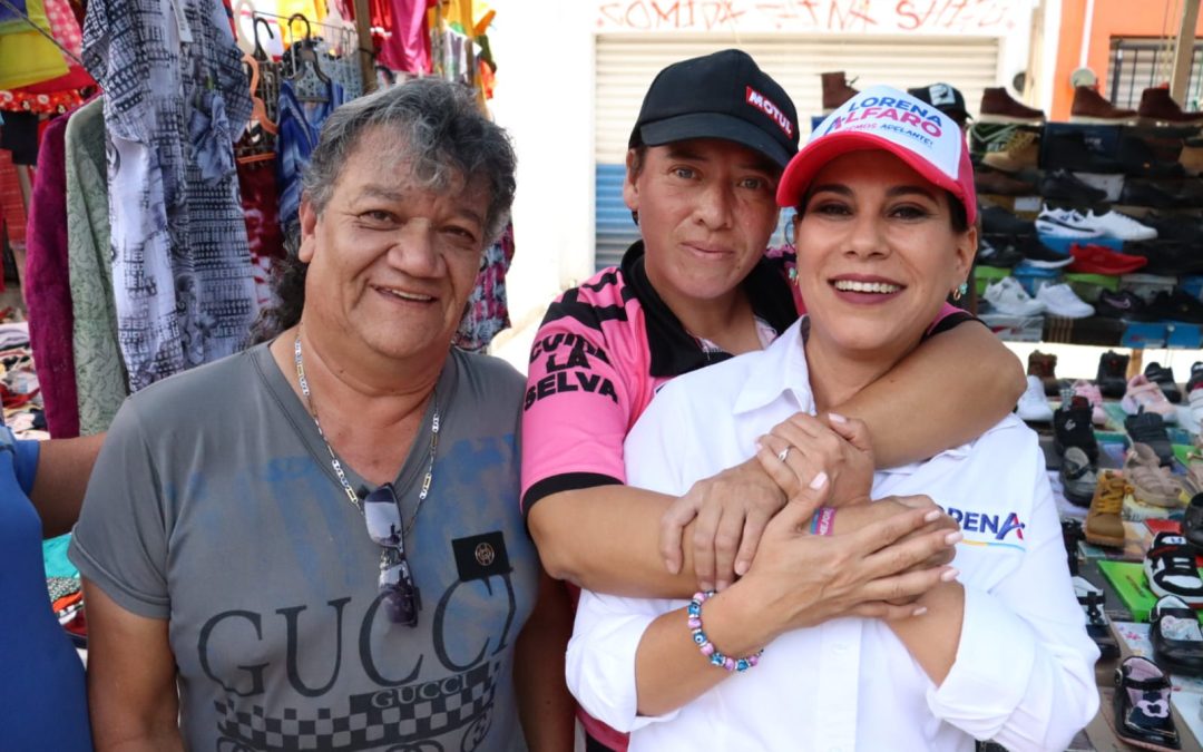APUESTA LORENA ALFARO POR MÁS IMPULSO AL COMERCIO POPULAR.