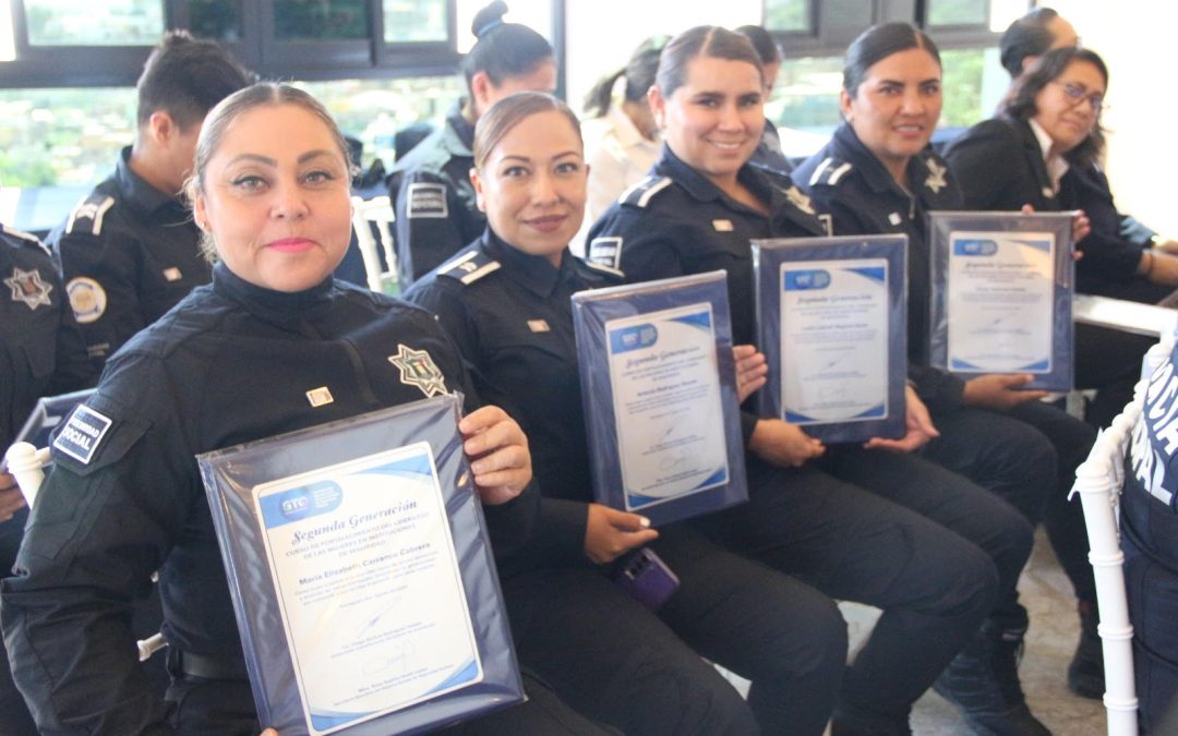 Concluyeron los trabajos del Segundo Curso de Fortalecimiento del Liderazgo de las Mujeres en Instituciones de Seguridad.