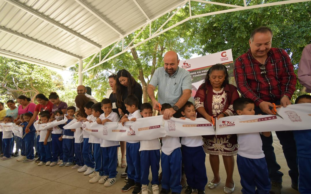 Reafirma Carlos García Villaseñor su compromiso de continuar mejorando las escuelas. 