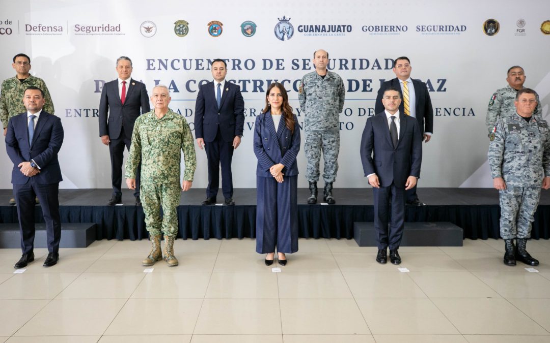 Tendrá Guanajuato dos nuevos grupos especiales contra la delincuencia. Refrenda Libia Dennise coordinación con la Federación