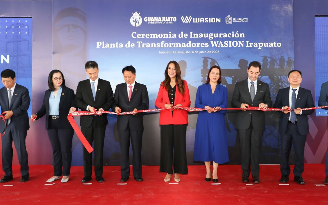 Inaugura Gobernadora planta de transformadores Wasion MX en Irapuato
