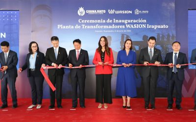 Inaugura Gobernadora planta de transformadores Wasion MX en Irapuato