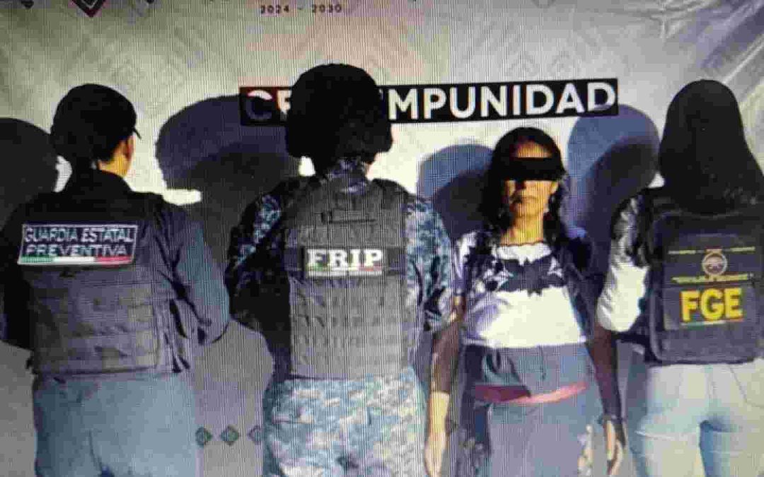 Mujer es detenida en Chiapas por presuntamente pagar a un menor para matar a su expareja