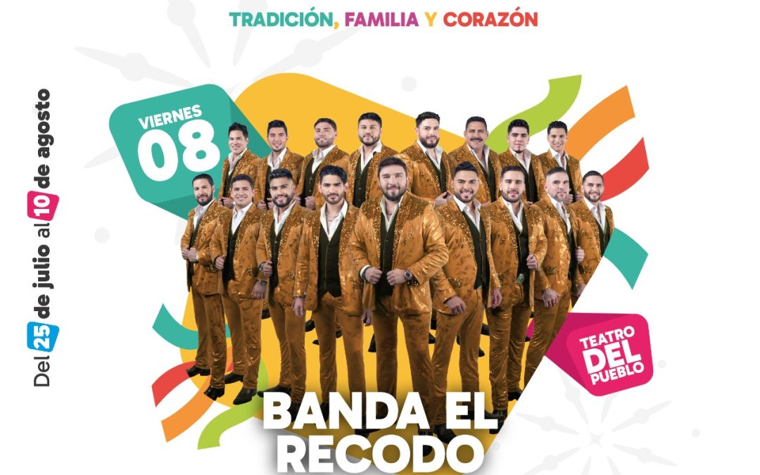 ¡LO CONFIRMA LA RECODO! Estará en el Teatro del Pueblo de la Feria de Silao
