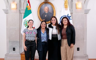 Invita Gobernadora Libia Dennise a sumarse a la Academia Juventudes. Las y los jóvenes de Guanajuato pueden inscribirse a la Academia Juventudes, en la página https://academia.juventudesgto.com