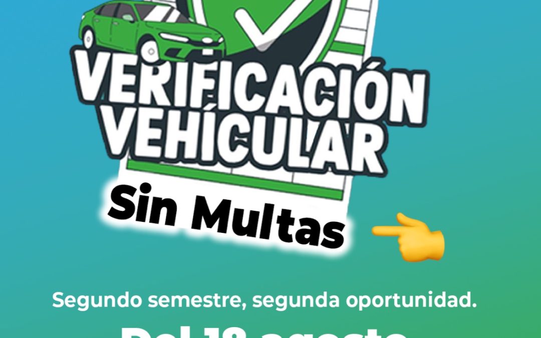 Dan segunda oportunidad a conductores para verificar sin multas en la capital