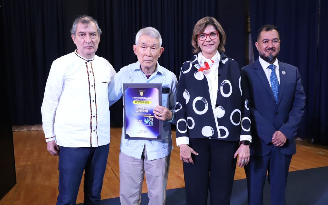 UG recibe a Yasuaki Yamashita, sobreviviente del ataque a Nagasaki
