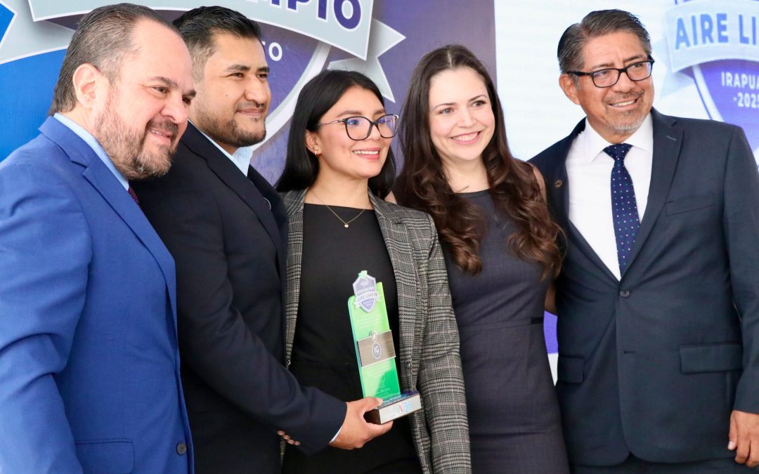 RECONOCEN A EMPRESAS POR CONTRIBUIR A UN AIRE LIMPIO EN IRAPUATO