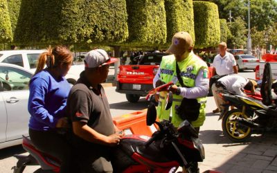 AVANZA ‘CASCO SEGURO’ CON MÁS ACCIONES DE CONCIENTIZACIÓN: Retiran 17 motocicletas de circulación por no usar medidas protectoras