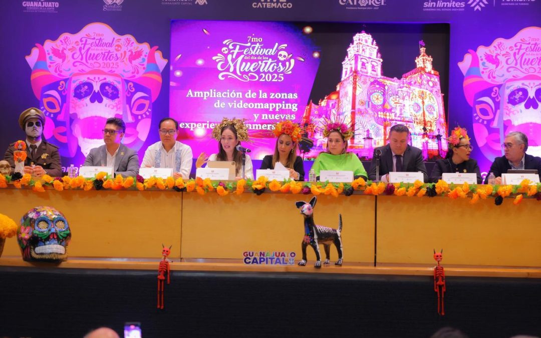 Invitan a vivir la magia y el misticismo del séptimo Festival del Día de los Muertos en Guanajuato Capital