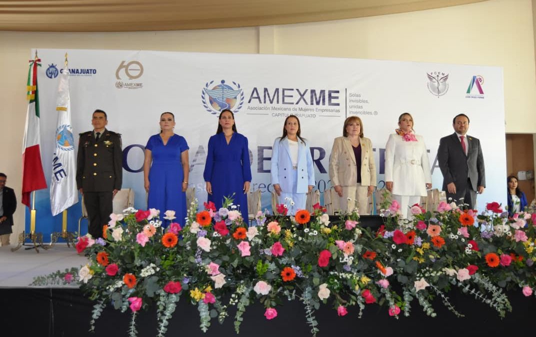 Toma protesta el nuevo consejo directivo de la Asociación Mexicana de Mujeres Empresarias (AMEXME) capítulo Irapuato.