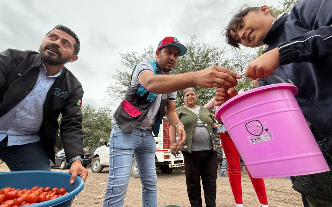 Apoyan a familias de 18 comunidades con alimentación saludable