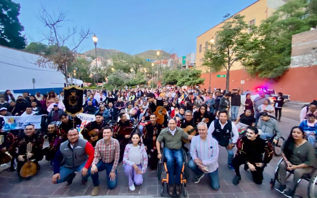 Exitosa Asistencia y Participación a Callejoenada Incluyente en la ciudad de Guanajuato