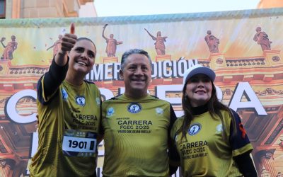 Participa Samantha Smith en el banderazo de salida de la Carrera de la Fiscalía General del Estado.
