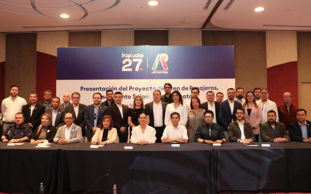 PRESENTAN ANTE REPRESENTANTES CIUDADANOS PROYECTO DEL TREN DE PASAJEROS