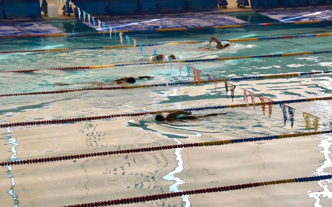MODERNIZAN ALBERCA DE NATACIÓN DE COMUDES EN SILAO.