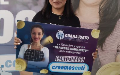 Reciben emprendedores de Huanímaro y Abasolo recursos para crecer sus negocios de parte de la Financiera y Apoyos Tú Puedes Guanajuato.
