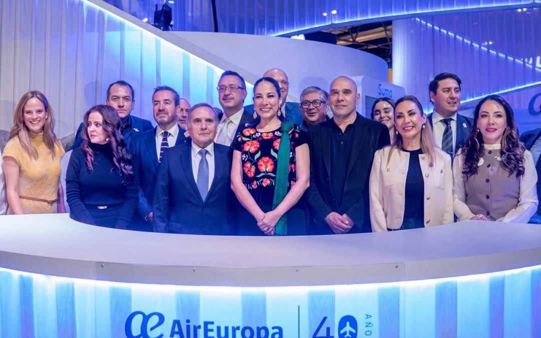 Anuncia Libia Dennise la nueva ruta aérea  Bajío-Madrid.