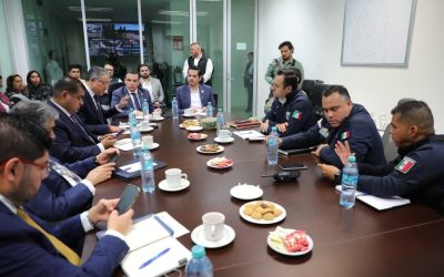 Refuerzan coordinación estatal, federal y municipal para fortalecer laseguridad en Salamanca