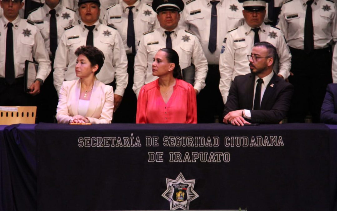 ASCIENDEN A POLICÍAS DE IRAPUATO; RECONOCEN SU ENTREGA Y COMPROMISO