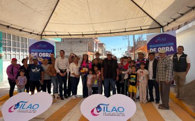 INAUGURAN OBRA EN COLONIA OBRERA CON BENEFICIO PARA  450 HABITANTES DE SILAO.