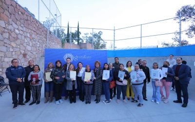 Brinda Samantha Smith seguridad patrimonial a más de 260 familias guanajuatenses.