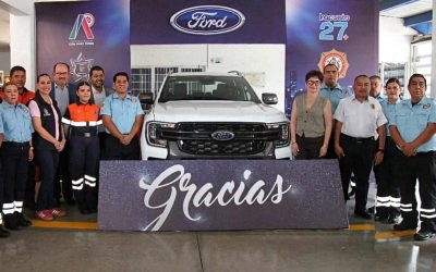 FORTALECE FORD MÉXICO A BOMBEROS DE IRAPUATO CON DONACIÓN DE VEHÍCULO