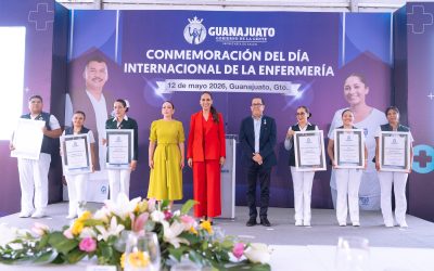 Reconoce Gobernadora labor y vocación de las y los profesionales de la enfermería en Guanajuato