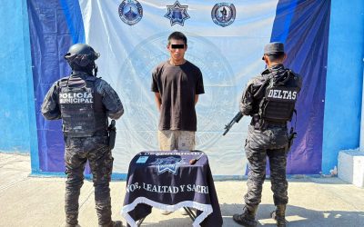 DETIENEN A PRESUNTO RESPONSABLE DE ROBO CON VIOLENCIA EN LA COLONIA ARBOLEDAS DEL MUNICIPIO DE SILAO.