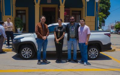 FORTALECEN LA PROTECCIÓN DE LA NIÑEZ Y ADOLESCENCIA EN ROMITA CON ENTREGA DE VEHÍCULO A LA PROCURADURÍA AUXILIAR