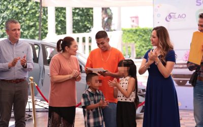 ENTREGA MELANIE MURILLO PREMIO DEL SORTEO DE FERIA 2026