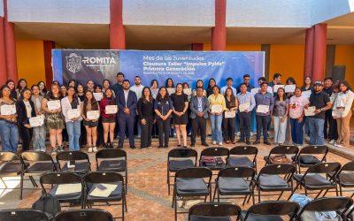 Romita impulsa el emprendimiento juvenil con la clausura del taller “Impulso MyPyME Juventudes”