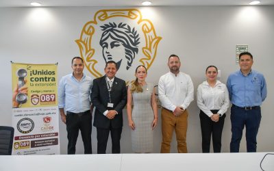 Samantha Smith suma esfuerzos para fortalecer la prevención contra la extorsión