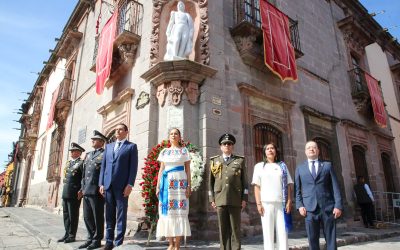 Conmemora Gobernadora en San Miguel de Allende el 216 aniversario de la Independencia de México