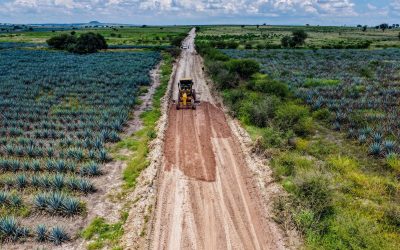 Gobierno de Romita mejora camino saca cosechas en la comunidad de Los Ocotes con inversión superior a 932 mil pesos